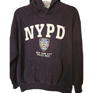 COPY - NYPD Hoodie Mens Sweatshirt Large Black Officially Licensed Sleeve Print…